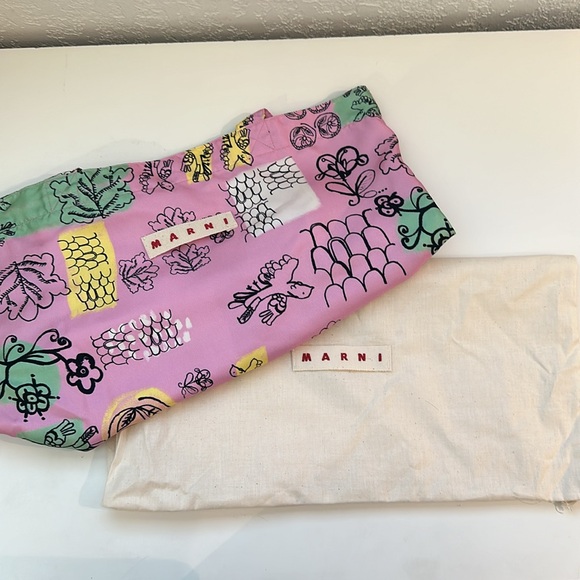 Marni Silk Shopping Tote - Picture 5 of 5